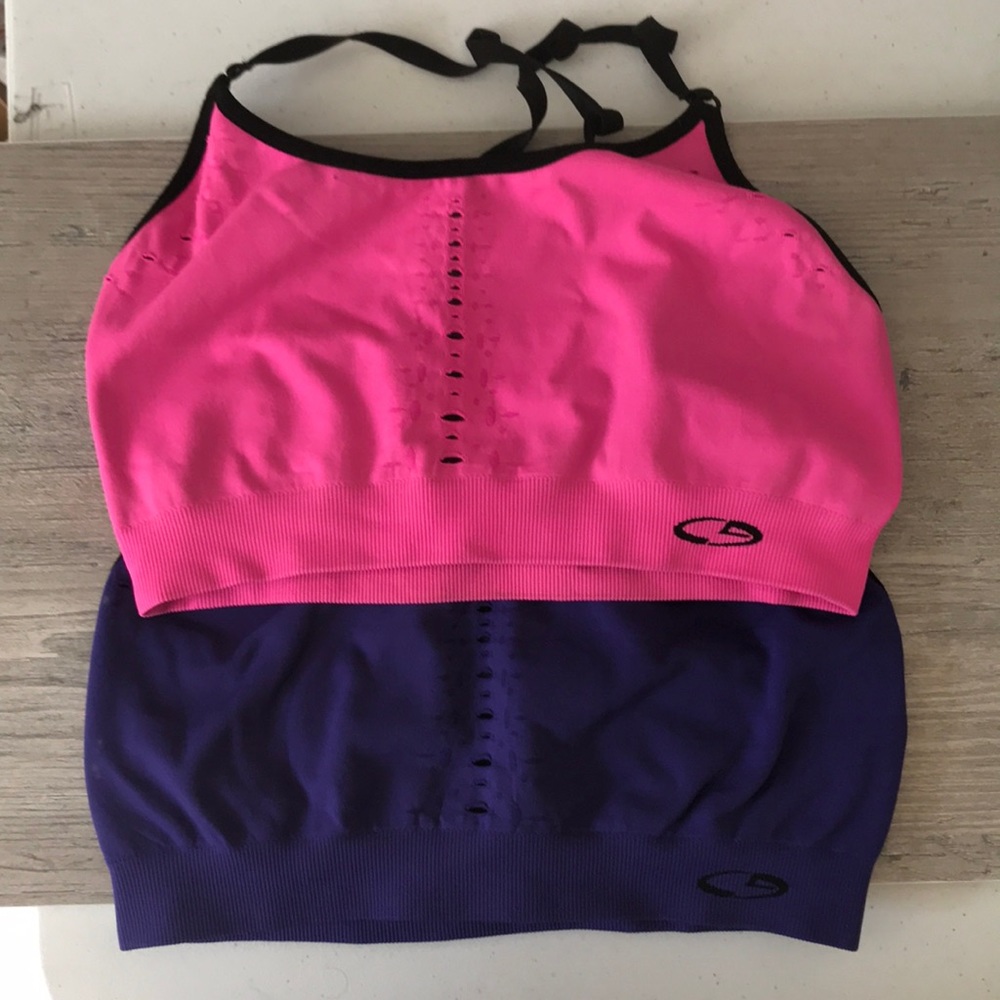 2 workout bras/ training bras